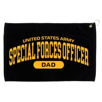 Proud Army Special Forces Officer Dad Cute Gift Grommeted Golf Towel