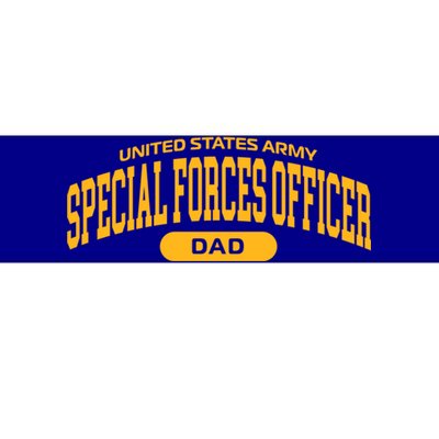 Proud Army Special Forces Officer Dad Cute Gift Bumper Sticker