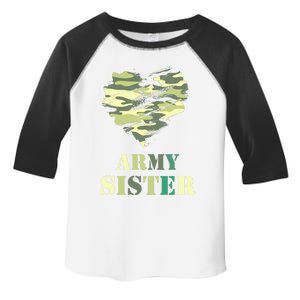 Proud Army Sister Funny Giftgreat Gift Camouflage Funny Gift Army Sister Tee Gif Toddler Fine Jersey T-Shirt