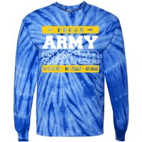 Proud Army Sister Gift My Brother My Hero Cute Gift Tie-Dye Long Sleeve Shirt