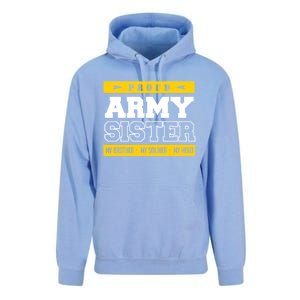 Proud Army Sister Gift My Brother My Hero Cute Gift Unisex Surf Hoodie