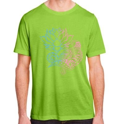 Prana Art Spiritual Yoga Dala Bohemian Lotus Flower Gift Adult ChromaSoft Performance T-Shirt