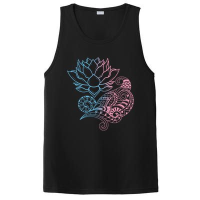 Prana Art Spiritual Yoga Dala Bohemian Lotus Flower Gift PosiCharge Competitor Tank