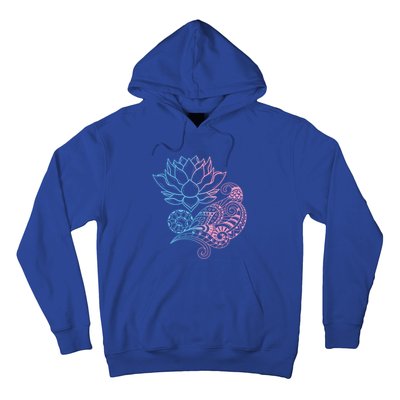 Prana Art Spiritual Yoga Dala Bohemian Lotus Flower Gift Hoodie