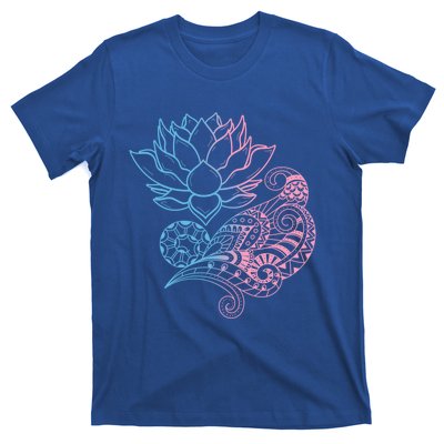 Prana Art Spiritual Yoga Dala Bohemian Lotus Flower Gift T-Shirt