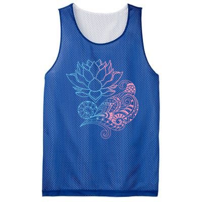 Prana Art Spiritual Yoga Dala Bohemian Lotus Flower Gift Mesh Reversible Basketball Jersey Tank