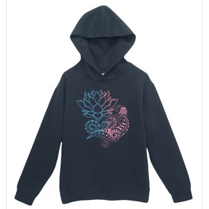 Prana Art Spiritual Yoga Dala Bohemian Lotus Flower Gift Urban Pullover Hoodie