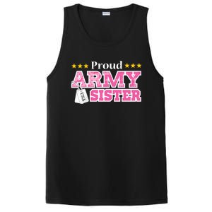 Proud Army Sister Gift Usa Military Sister Gift Cute Gift PosiCharge Competitor Tank