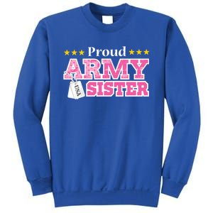 Proud Army Sister Gift Usa Military Sister Gift Cute Gift Sweatshirt