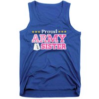 Proud Army Sister Gift Usa Military Sister Gift Cute Gift Tank Top