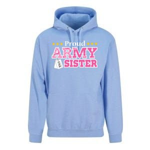 Proud Army Sister Gift Usa Military Sister Gift Cute Gift Unisex Surf Hoodie