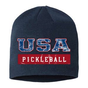 Pickleball American Sports Fan Sustainable Beanie