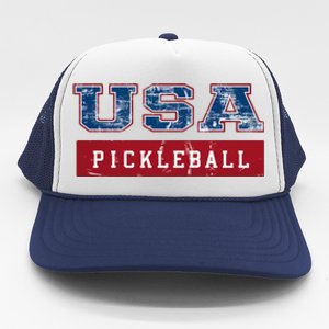 Pickleball American Sports Fan Trucker Hat