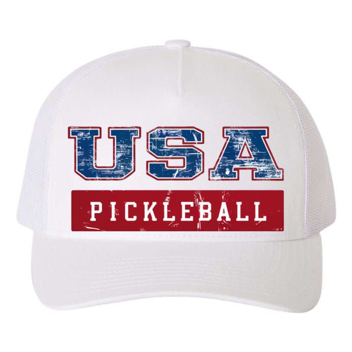 Pickleball American Sports Fan Yupoong Adult 5-Panel Trucker Hat