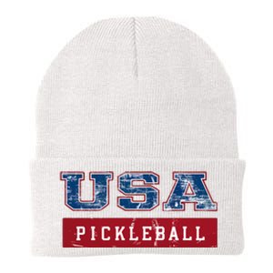 Pickleball American Sports Fan Knit Cap Winter Beanie