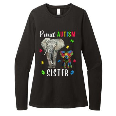 Proud Autism Sisters, Family Pride Autism Awareness Womens CVC Long Sleeve Shirt