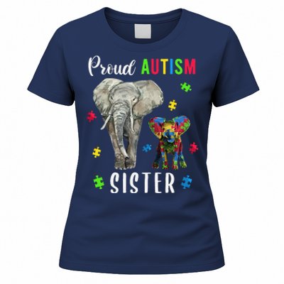 Proud Autism Sisters, Family Pride Autism Awareness Women's T-Shirt