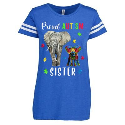 Proud Autism Sisters, Family Pride Autism Awareness Enza Ladies Jersey Football T-Shirt