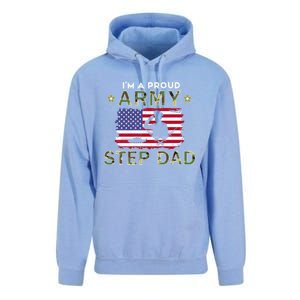 Proud Army StepdadiM A Proud Army Step Dad Camouflage Army Gift Unisex Surf Hoodie