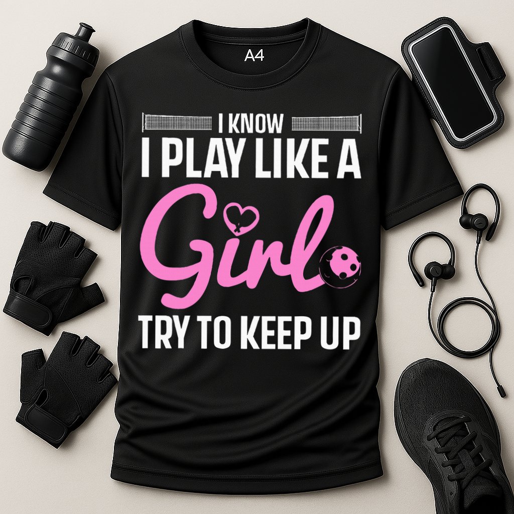 Pickleball Art Stylish Designs for Pickleball Enthusiasts Performance Shirt