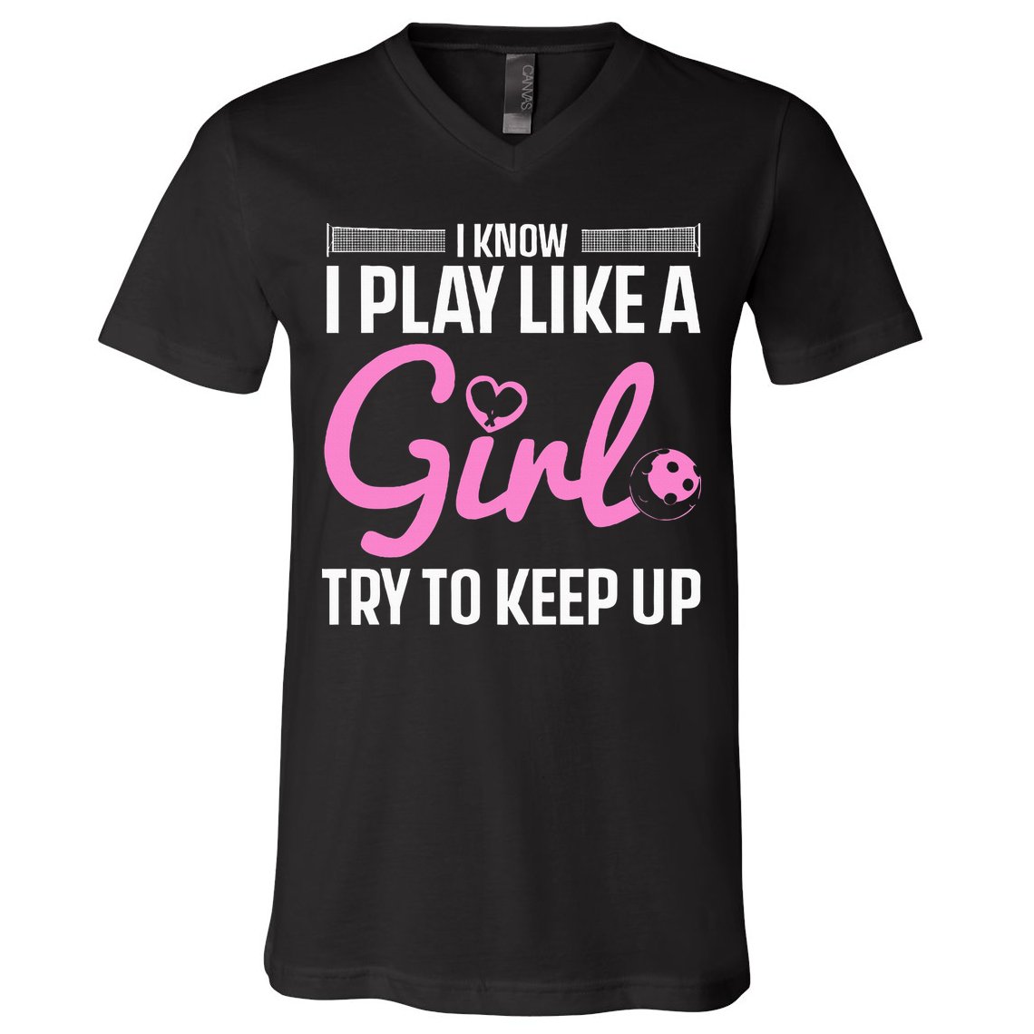 Pickleball Art Stylish Designs for Pickleball Enthusiasts V-Neck T-Shirt