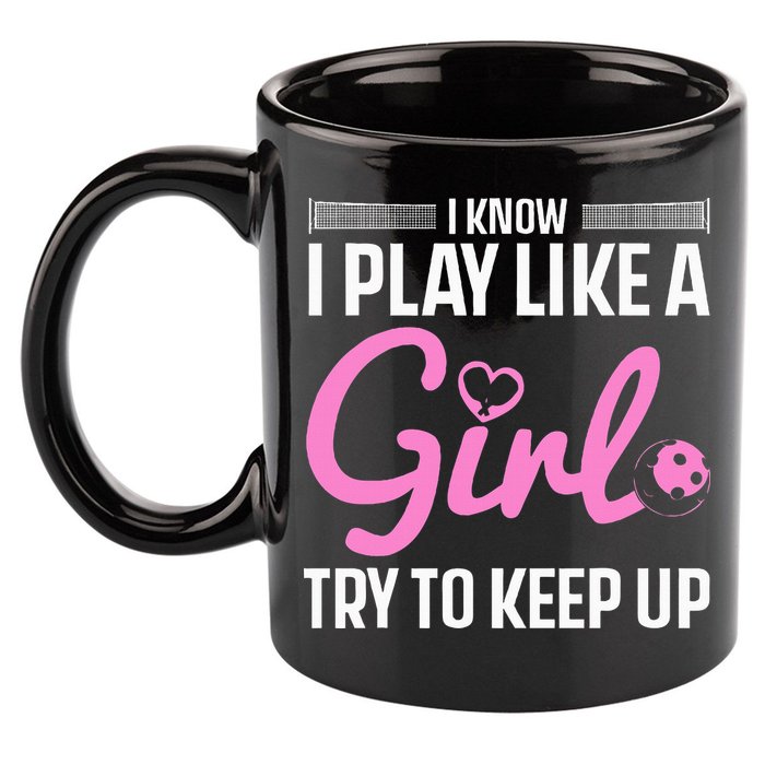 Pickleball Art Stylish Designs for Pickleball Enthusiasts 11oz C Handle Ceramic Mug