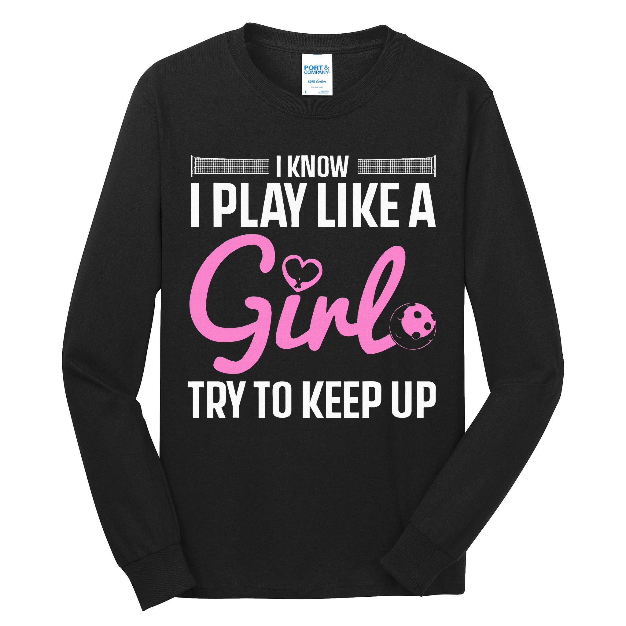 Pickleball Art Stylish Designs for Pickleball Enthusiasts Tall Long Sleeve T-Shirt