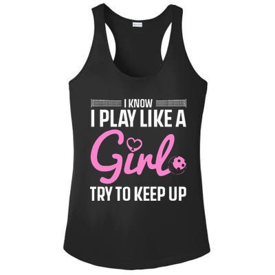 Pickleball Art Stylish Designs for Pickleball Enthusiasts Ladies PosiCharge Competitor Racerback Tank