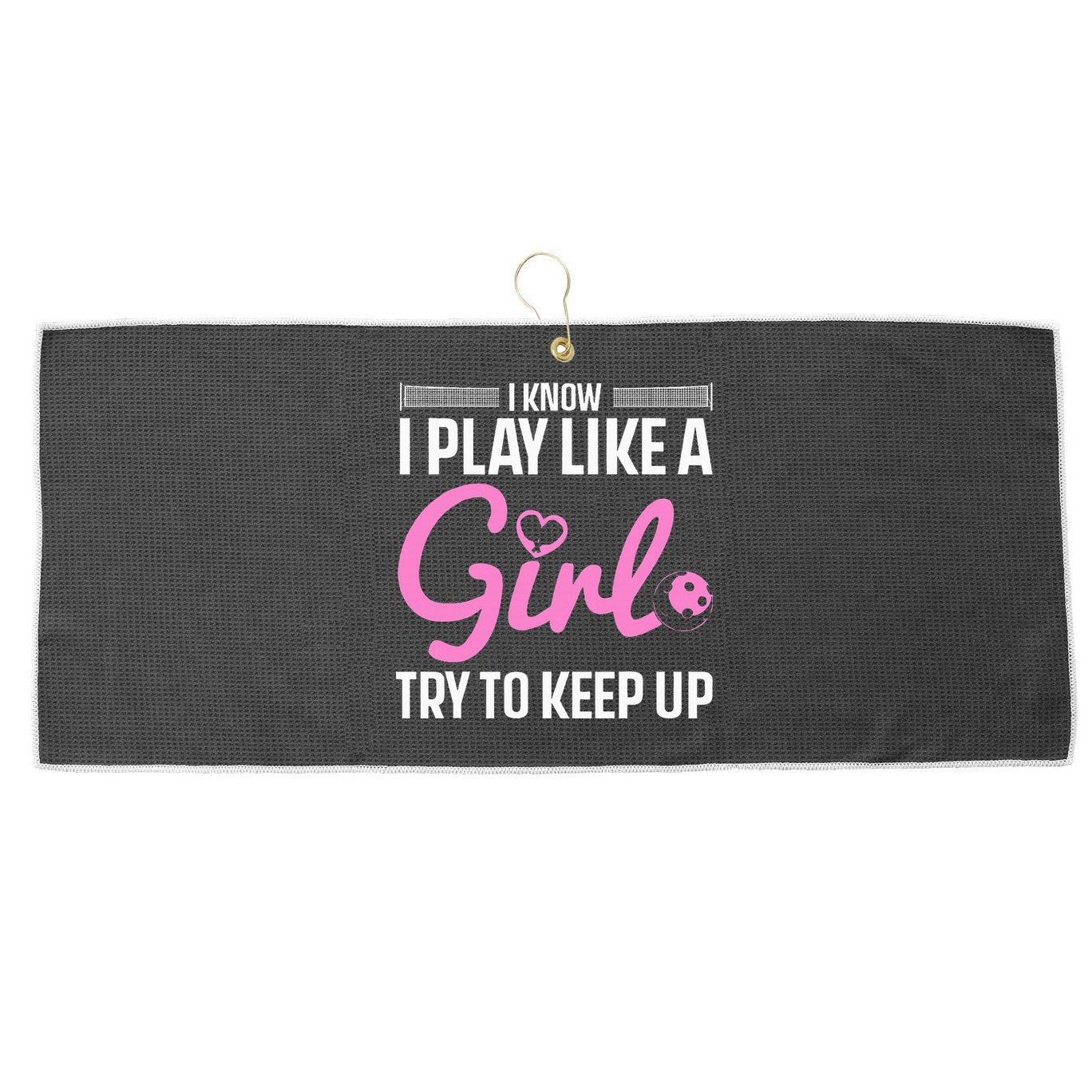 Pickleball Art Stylish Designs for Pickleball Enthusiasts Large Microfiber Waffle Golf Towel