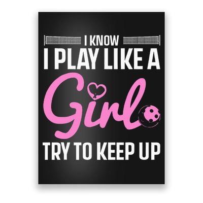Pickleball Art Stylish Designs for Pickleball Enthusiasts Poster