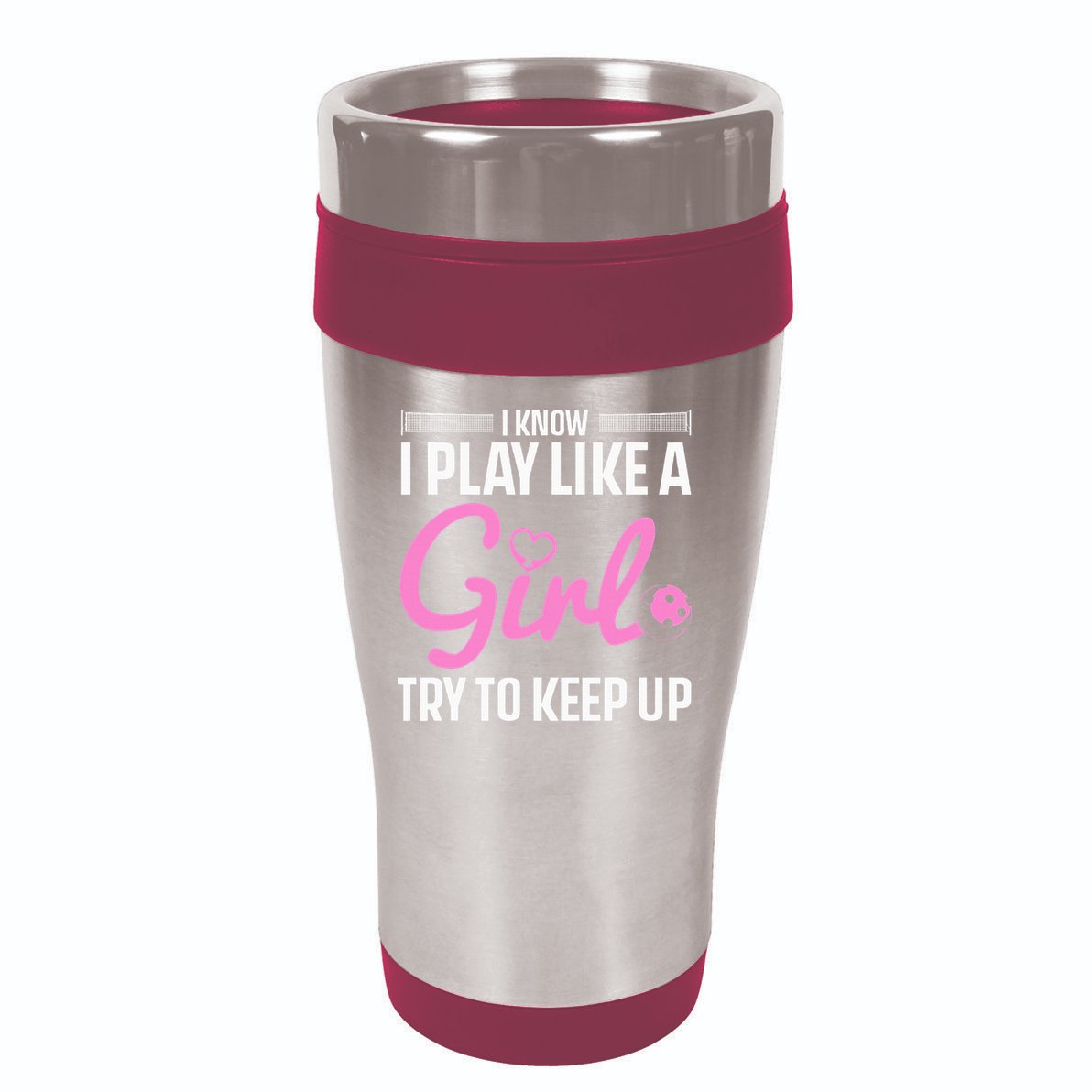 Pickleball Art Stylish Designs for Pickleball Enthusiasts 16oz Travel Tumbler