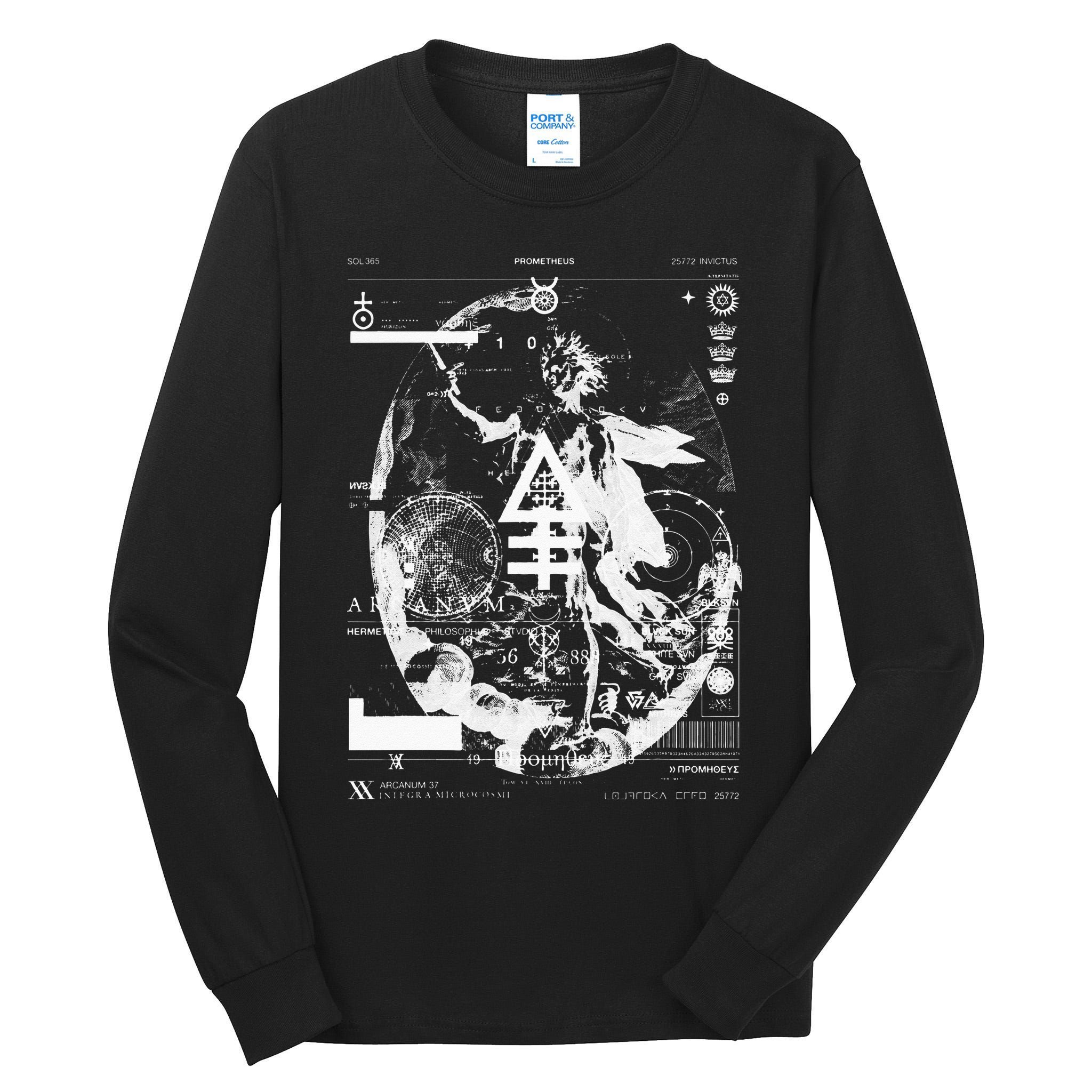 PROMETHEUS Apollo Sun God Sol Invictus Alchemy Occult Tall Long Sleeve T-Shirt