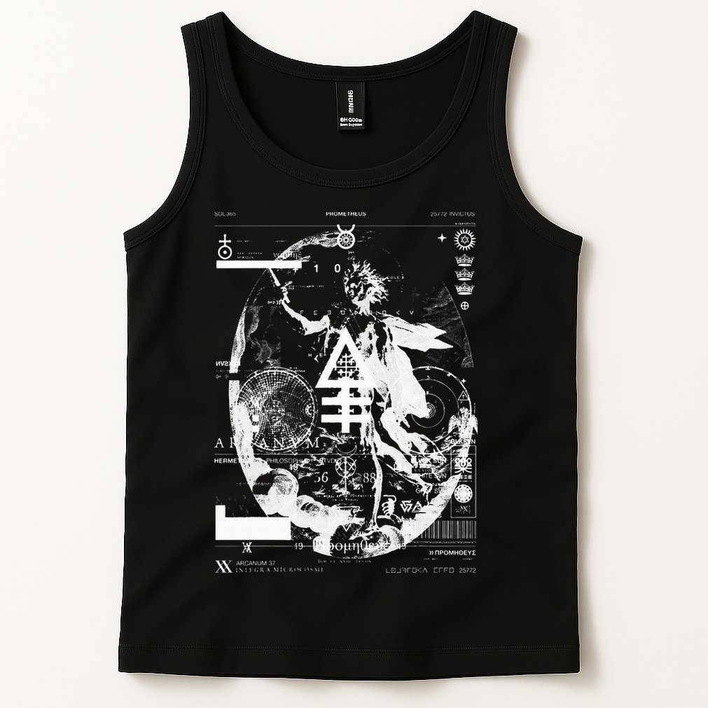 PROMETHEUS Apollo Sun God Sol Invictus Alchemy Occult Tank Top
