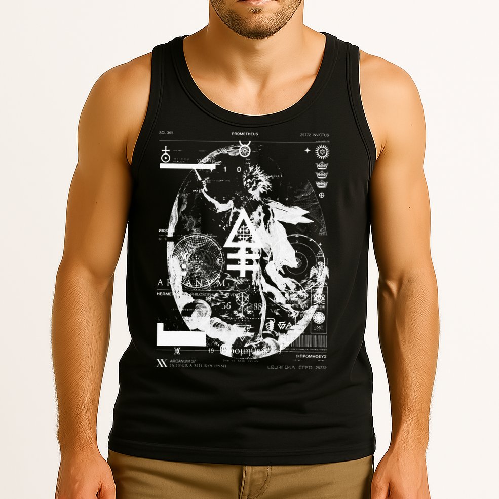 PROMETHEUS Apollo Sun God Sol Invictus Alchemy Occult Tank Top