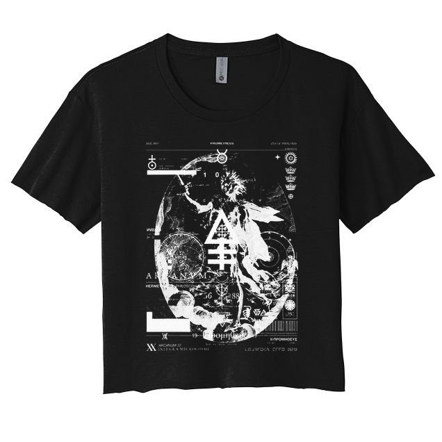 PROMETHEUS Apollo Sun God Sol Invictus Alchemy Occult Crop Top