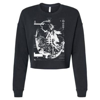 PROMETHEUS Apollo Sun God Sol Invictus Alchemy Occult Cropped Pullover Crew