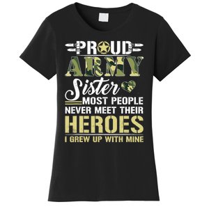 Proud Army Sister Women's T-Shirt