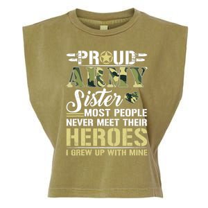 Proud Army Sister Garment-Dyed Women's Muscle Tee