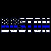 Protect And Serve In Boston Police Flag Pd 16oz Travel Tumbler