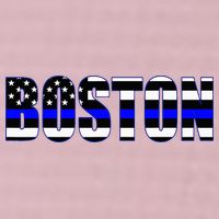 Protect And Serve In Boston Police Flag Pd 25L Jumbo Tote