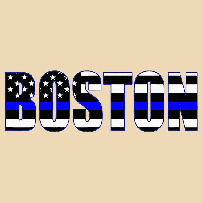 Protect And Serve In Boston Police Flag Pd Bag