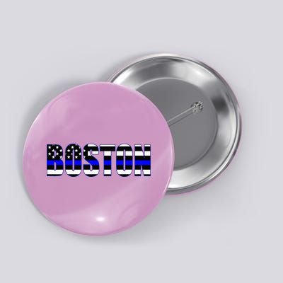 Protect And Serve In Boston Police Flag Pd Button