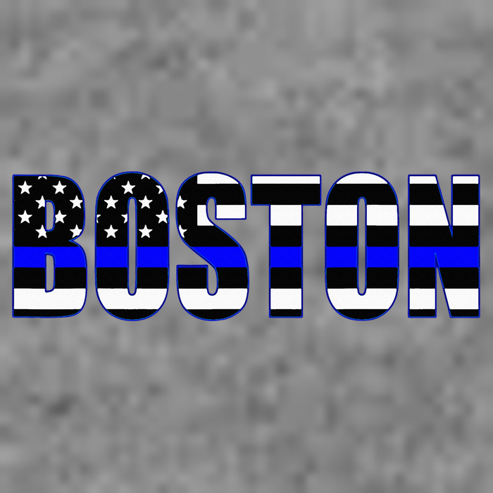 Protect And Serve In Boston Police Flag Pd Sustainable Beanie