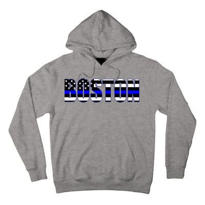 Protect And Serve In Boston Police Flag Pd Tall Hoodie