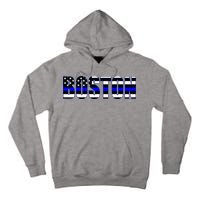 Protect And Serve In Boston Police Flag Pd Tall Hoodie