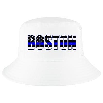 Protect And Serve In Boston Police Flag Pd Cool Comfort Performance Bucket Hat