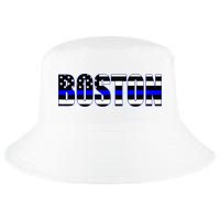 Protect And Serve In Boston Police Flag Pd Cool Comfort Performance Bucket Hat