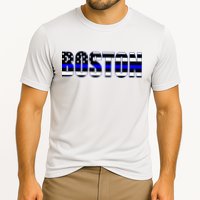 Protect And Serve In Boston Police Flag Pd Performance Shirt
