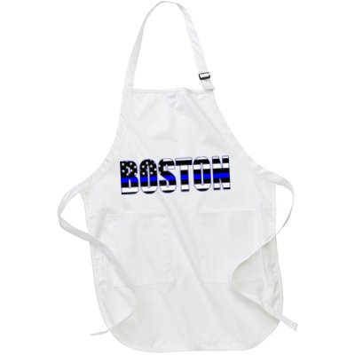 Protect And Serve In Boston Police Flag Pd Apron