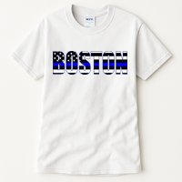 Protect And Serve In Boston Police Flag Pd Tall T-Shirt